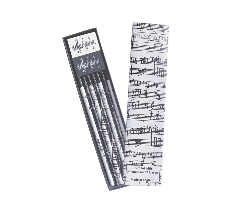 7 Pencils & 2 Erasers Gift Set