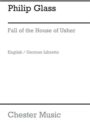 Glass The Fall Of The House Of Usher (e) Libretto
