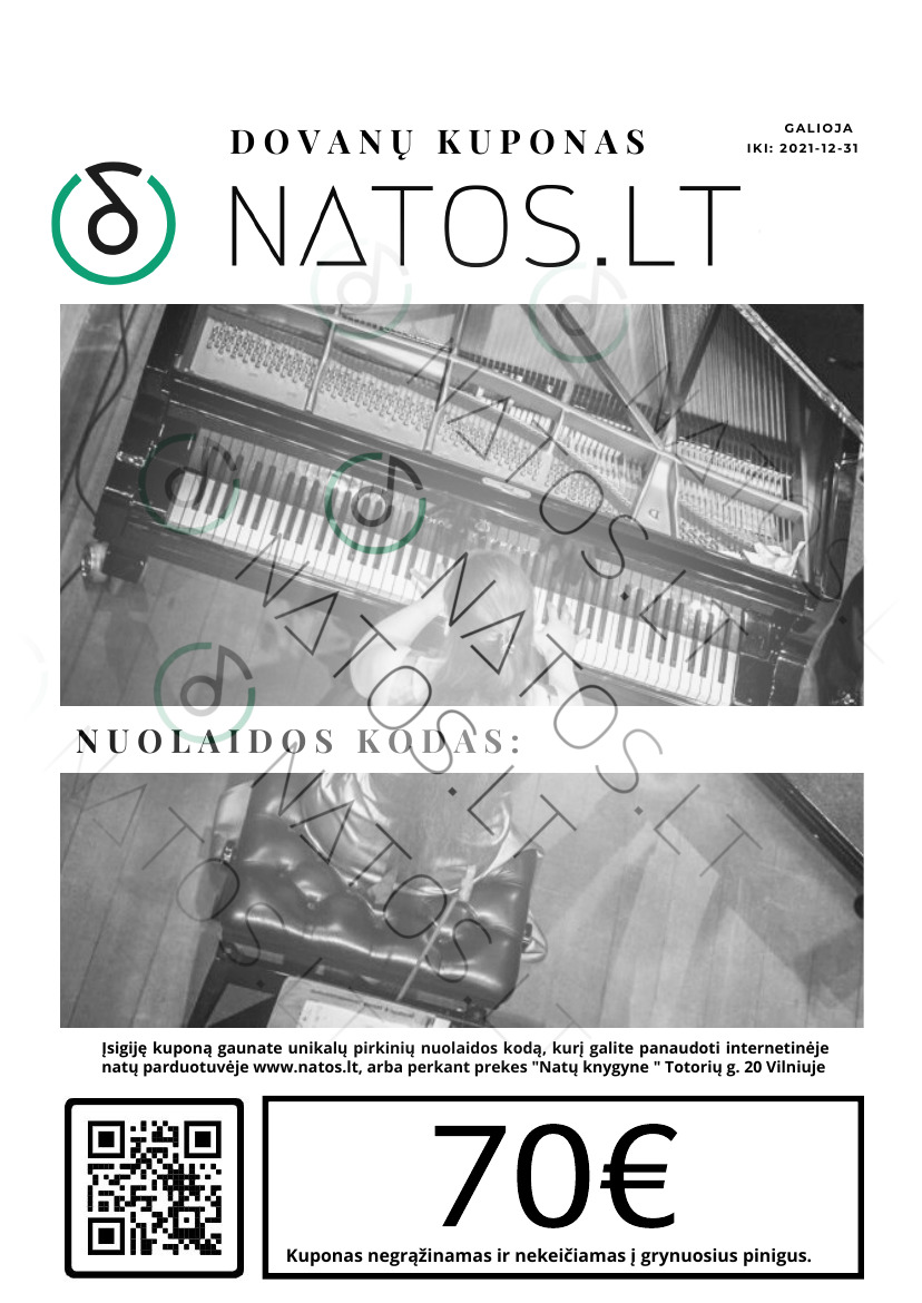 Dovanų kuponas | 70 EUR | Gift Card